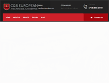 Tablet Screenshot of candbeuropean.com